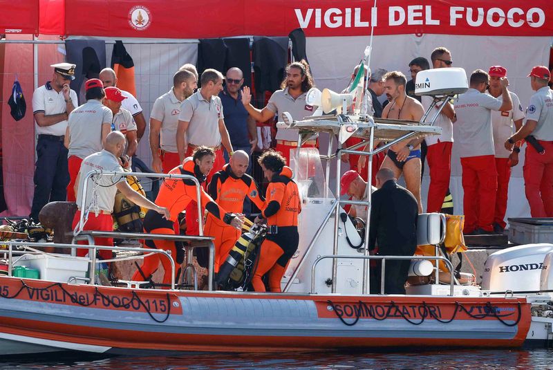 Four bodies retrieved from Mike Lynch’s sunken yacht in Sicily