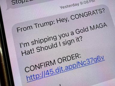 Ping! Harris and Trump are blowing up your phones with political texts in campaign’s last days